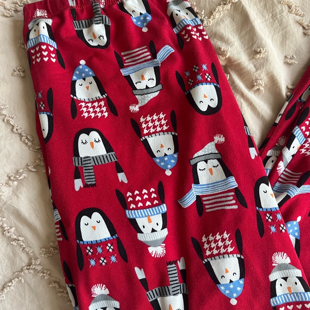 Penguin pajama pants